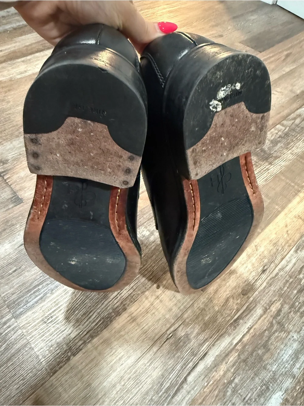 Cole Haan Men's Black Leather Single Monk Strap Dress Shoes Size 8.5